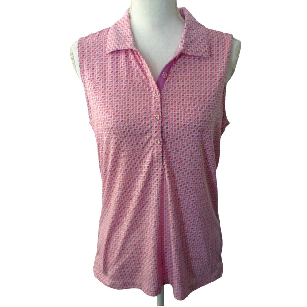 EP Pro Tour Tech Women's Sleeveless Purple Stretch Golf Shirt Size Medium